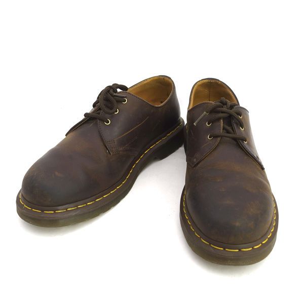 Dr.Martens ドクターマーチン 3ホールシューズ 1461 レザー ブラウン UK9 11838201 メンズ MEN 男性 ボーイズ 紳士 靴 クツ シューズ SHOES メンズファッション