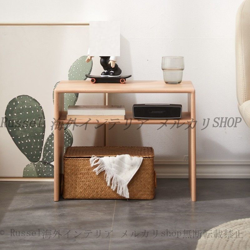 サイドテーブル 木目 2 way コンパクト おしゃれ かわいい インテリア 北欧 ナイト テーブル ベッドサイド コーヒー SNS映え