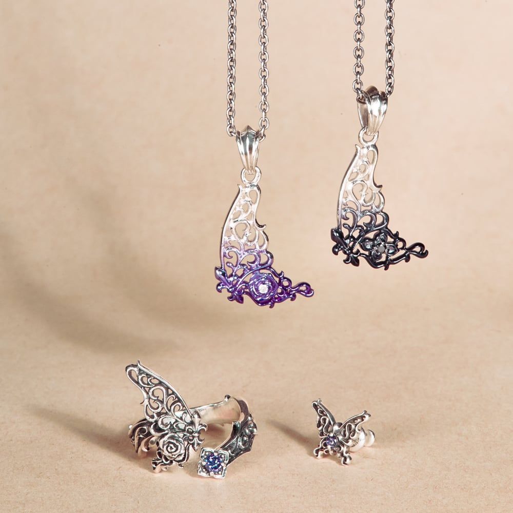  パピヨンローズチャーム アルテミスキングス ペンダントトップのみ シルバー ジュエリーブランド ネックレス ペンダント アクセサリー