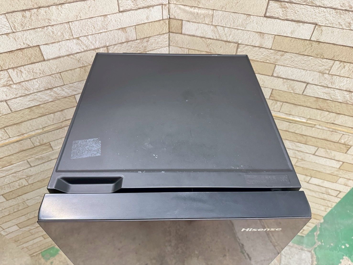 大阪送料無料★3か月保障付き★冷蔵庫★2019年★HR-G13A-BR★IR-8 大阪送料無料☆3か月保障付き☆冷蔵庫☆ハイセンス☆2ドア☆2019年☆HR