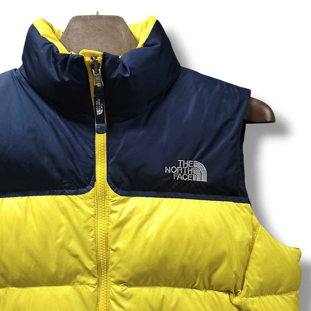 90 THE NORTH FACE ザノースフェイス イェロー ヌプシ 700 ダウン 