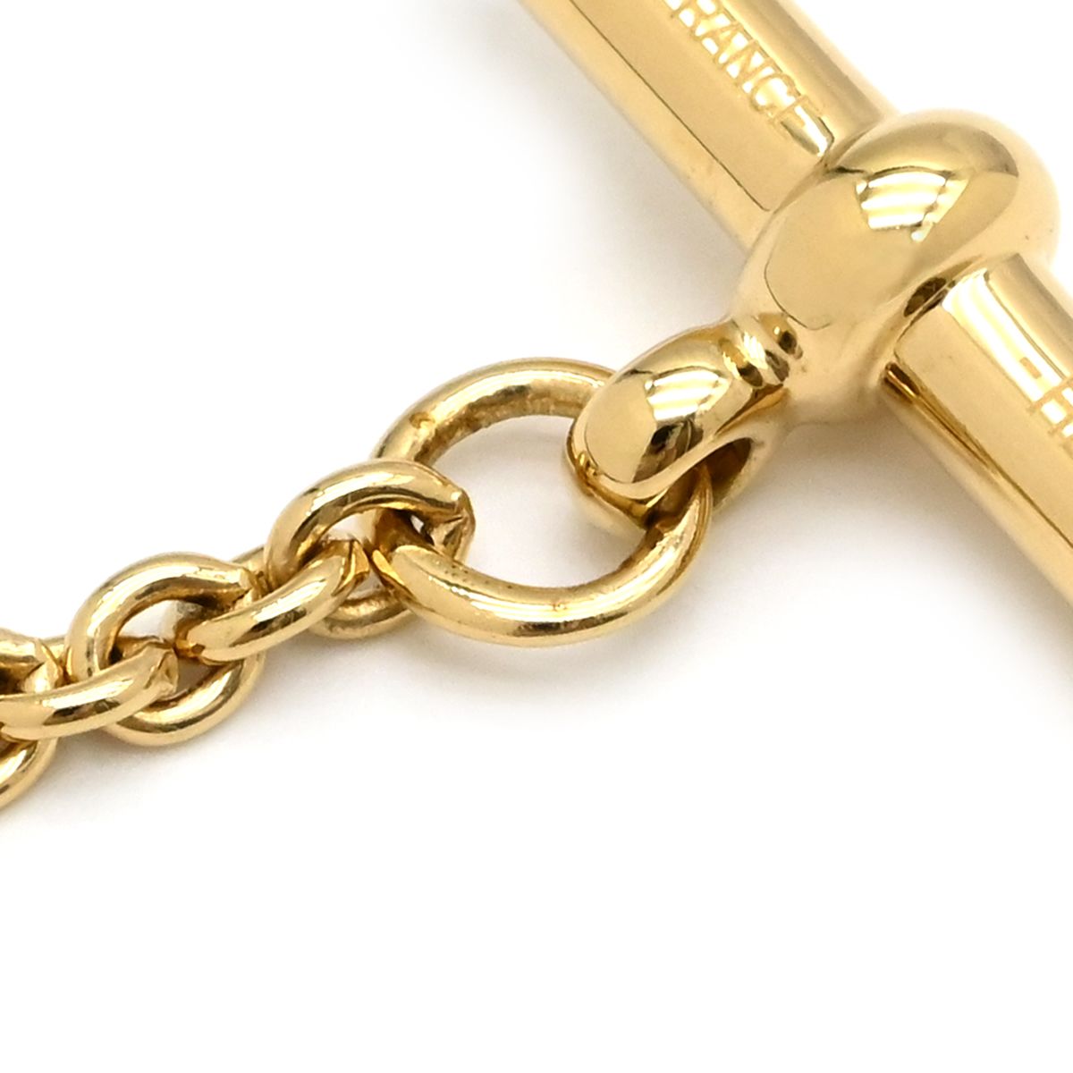 エルメス HERMES ネックレス シェーヌダンクル メタル バッファロー