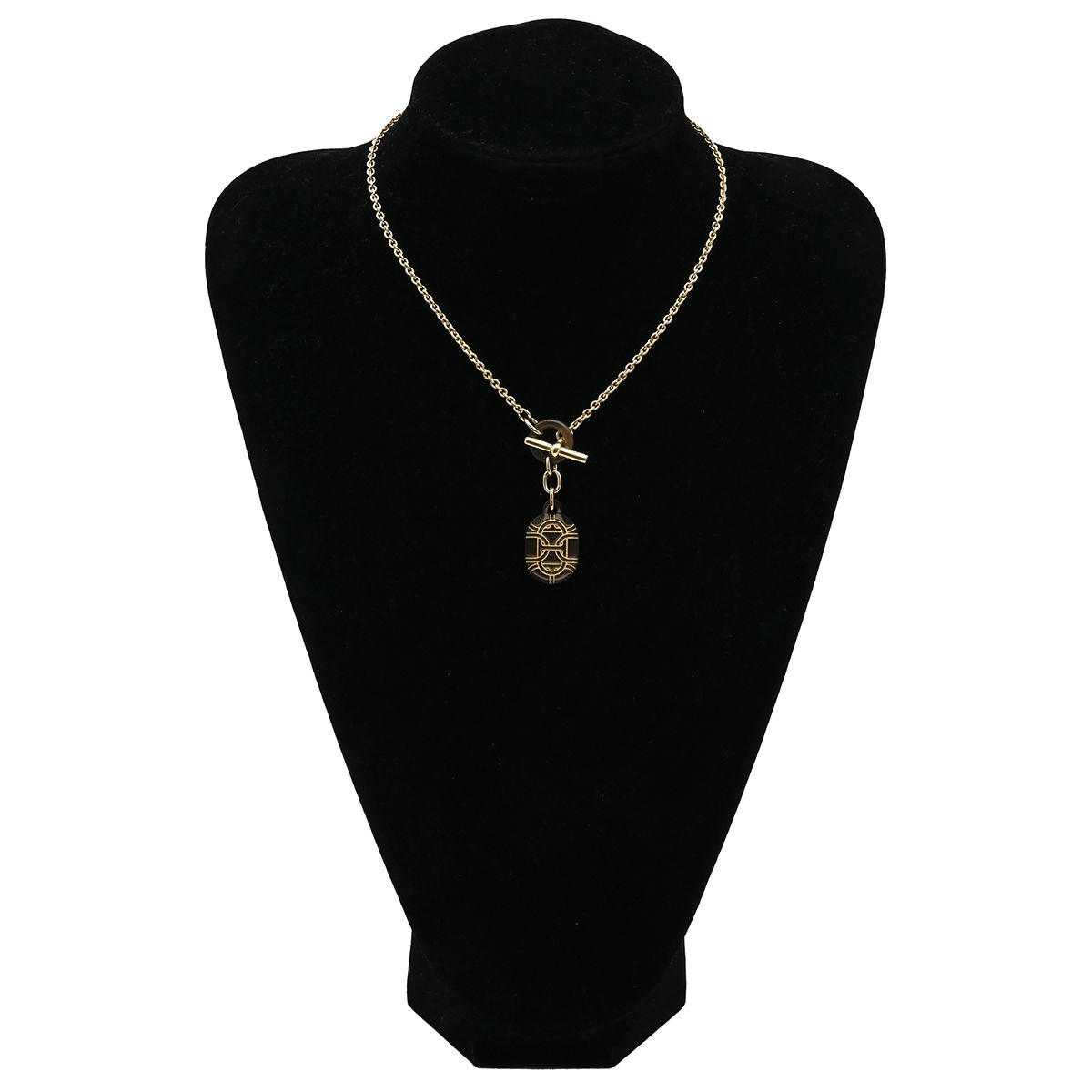 エルメス HERMES ネックレス シェーヌダンクル メタル バッファロー