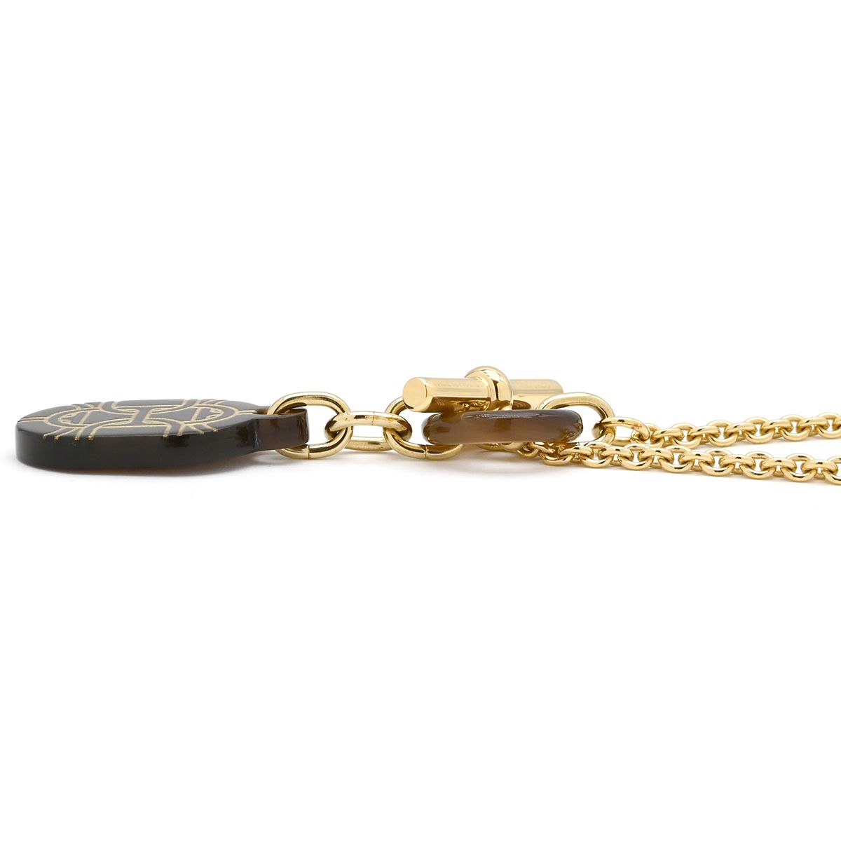 エルメス HERMES ネックレス シェーヌダンクル メタル バッファロー