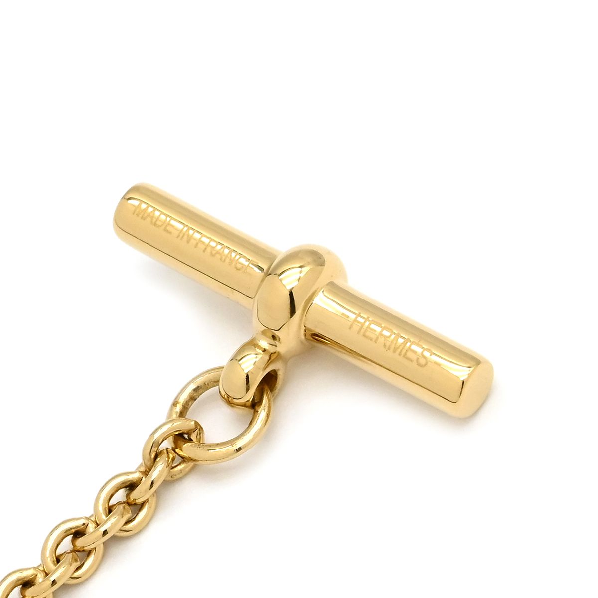 エルメス HERMES ネックレス シェーヌダンクル メタル バッファロー