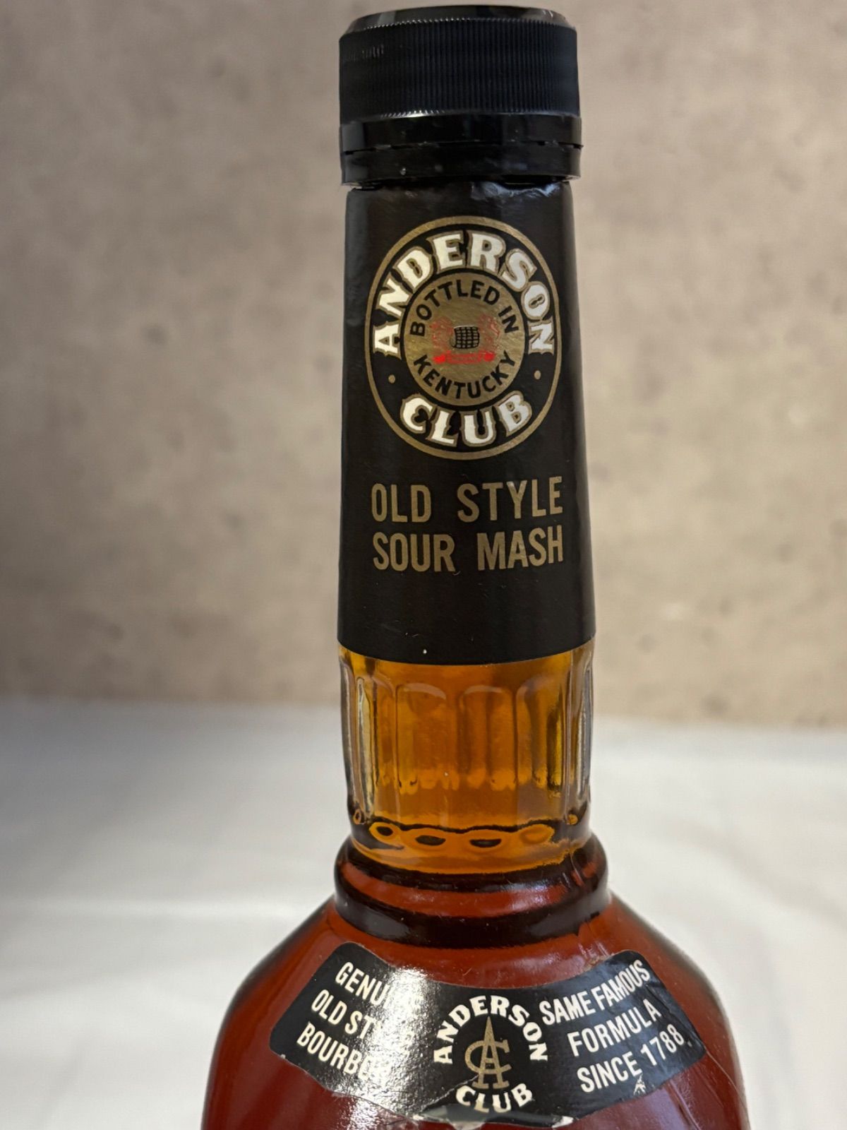 未開栓 KENTUCKY BOURBON 750ml 43% アンダーソンクラブ15年 現状品 