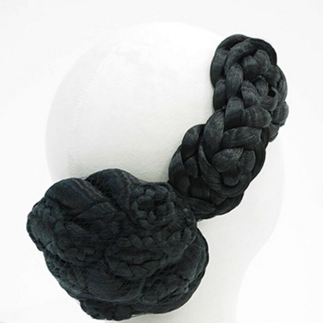 韓国歴史ドラマの妓生 妓生 きーせん 妓女 女性のヘアースタイル1髪型ウィッグ黒 wig-kinyo-1-s ウイッグ かつら 桂 韓国 女性 妓生