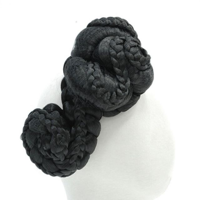 韓国歴史ドラマの 妓生 きーせん 妓女 妓生女性 のヘアースタイル2髪型ウィッグ黒 wig-kinyo-2-s ウイッグ かつら 桂 韓国 女性 妓生