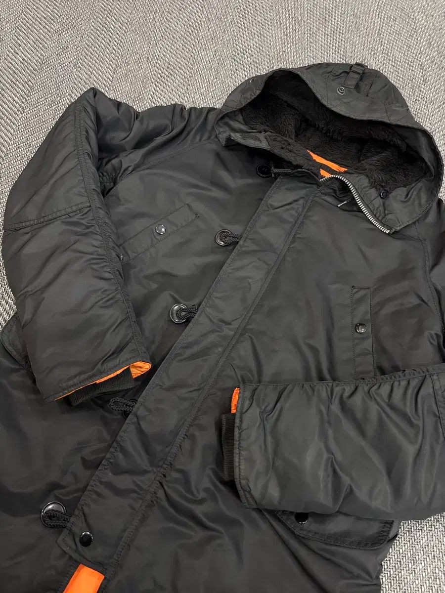 美品✨】アルファインダストリーズ N-3B Alpha×Duffer ネイビー 美品