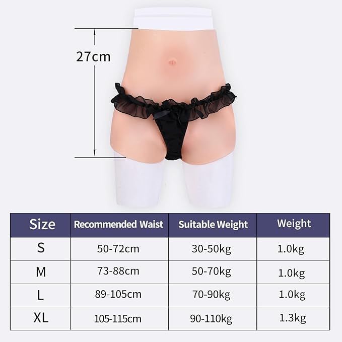 YEEFAIRY シリコンパンツ 女装パンツ 女装 可挿 毛付き 四角 ヒップアップ 仮装コスプレ 偽娘 男の娘 変装用 女体化変装 男性用 導尿 Mサイズ アイボリーホワイト WWW_OPDRERGINERDOGAN_COM