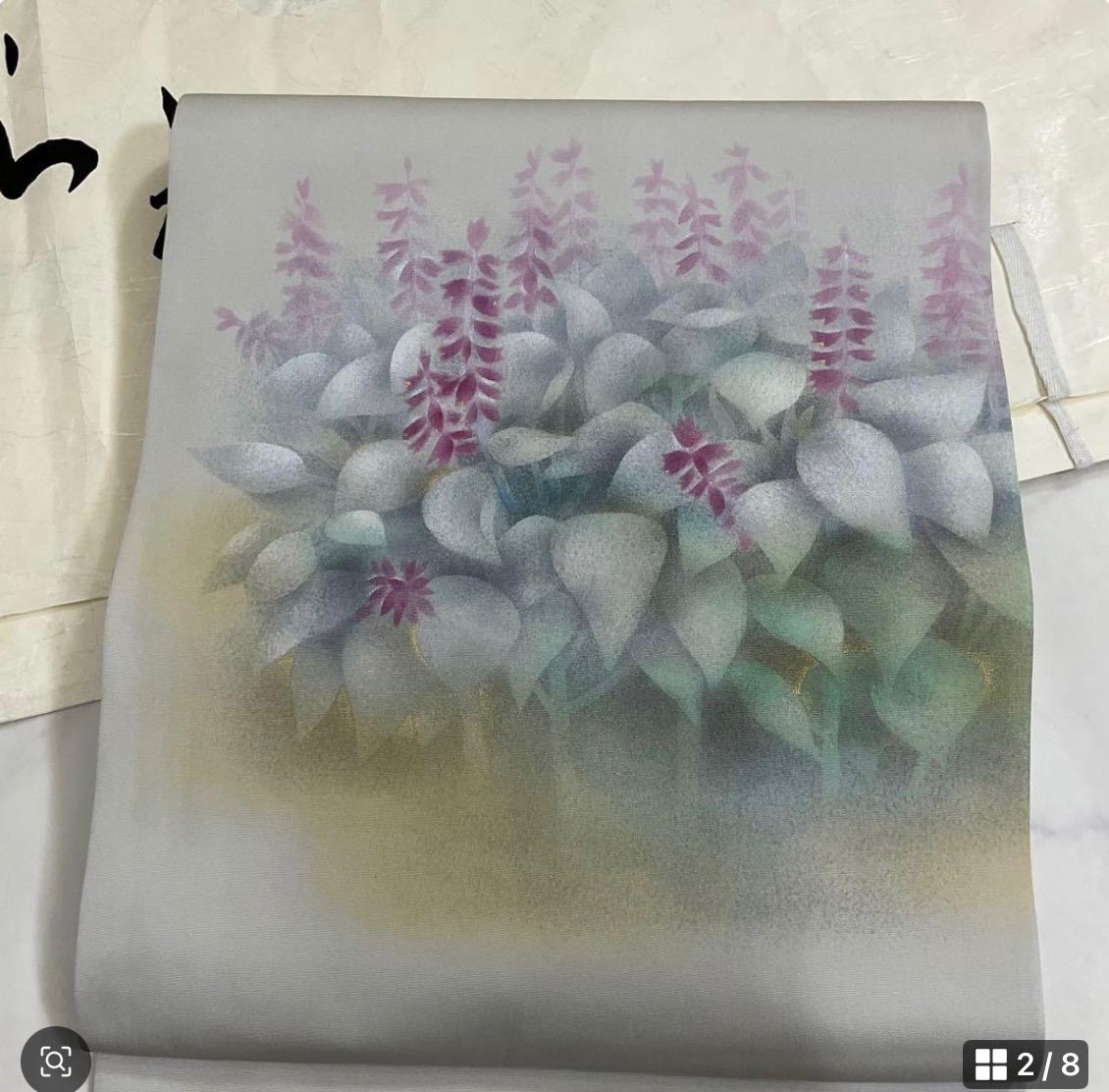 kimono one kimonoarisa 同然 九寸名古屋帯 塩瀬 正絹 365 5㎝