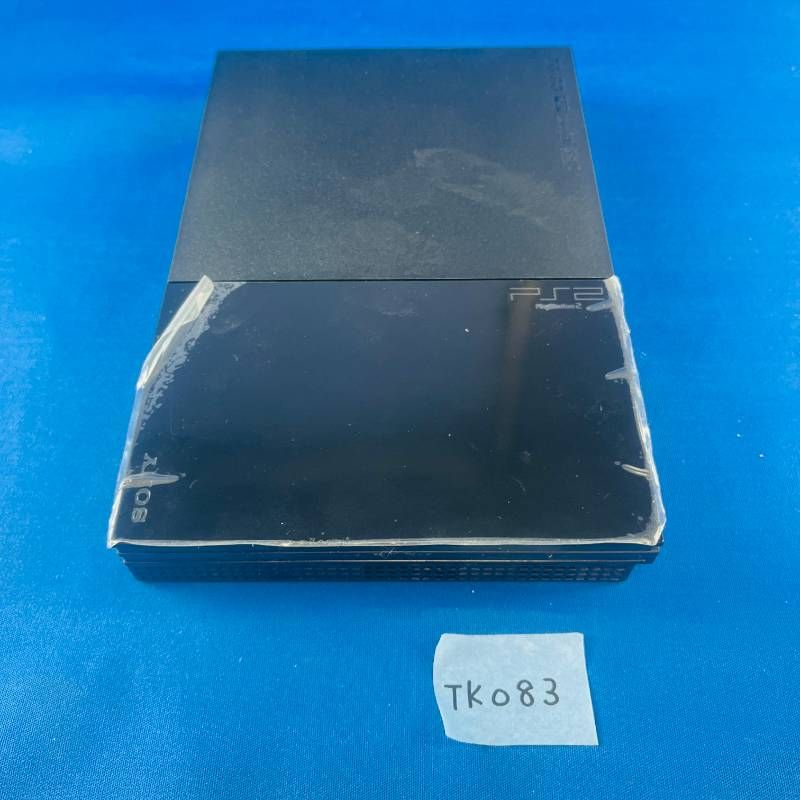 TK 083 すぐ遊べるセット SONY PS 2 SCPH 90000 薄型 ブラック セット ソニー プレステ2 playstation プレイステーション2 本体 デュアルショック2 コード類 取扱説明書 箱あり 据置型ゲーム機 第6世代