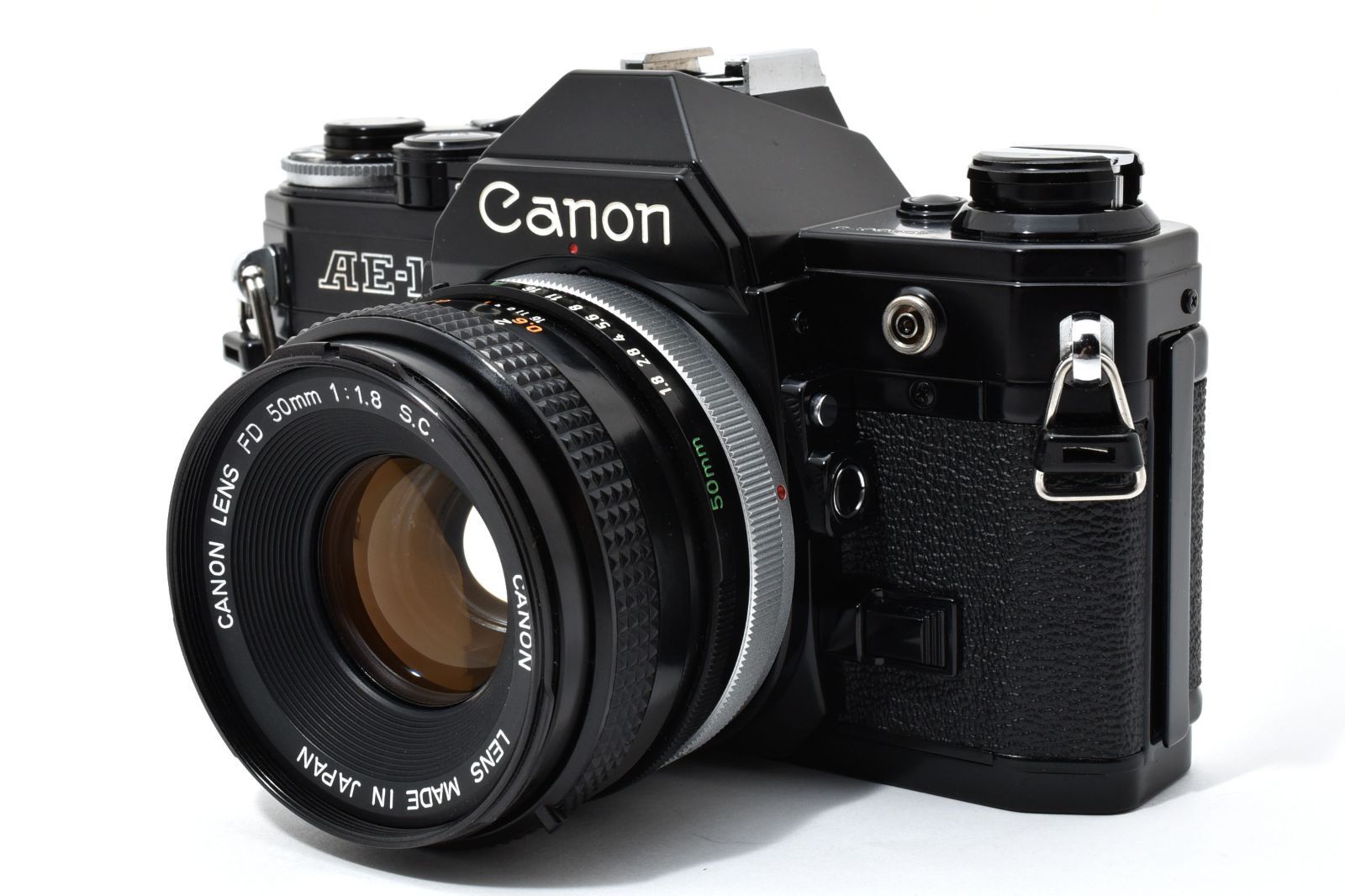 キャノン CANON AE-1 ブラック FD 50mm F1.8 S.C. 一眼レフフィルムカメラ 2655790A