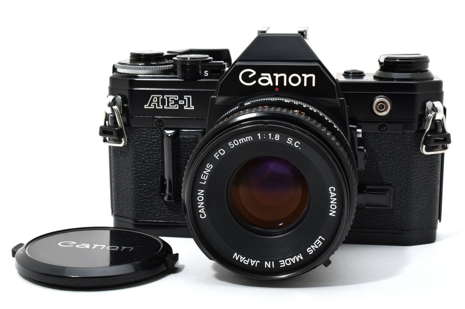 キャノン CANON AE-1 ブラック FD 50mm F1.8 S.C. 一眼レフフィルムカメラ 2655790A