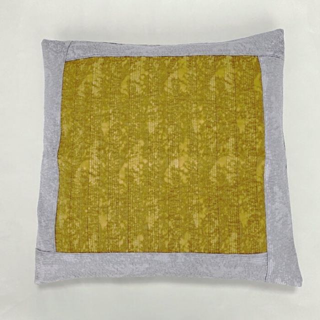 北欧風韓国インテリア レーヨン座布団カバー マスタード  50×50 韓国 インテリア おしゃれ かわいい韓国雑貨 和室 洋室 リビング 洋風  レトロ 軽い アンティーク 洗えるzabuton-25-s【座布団】