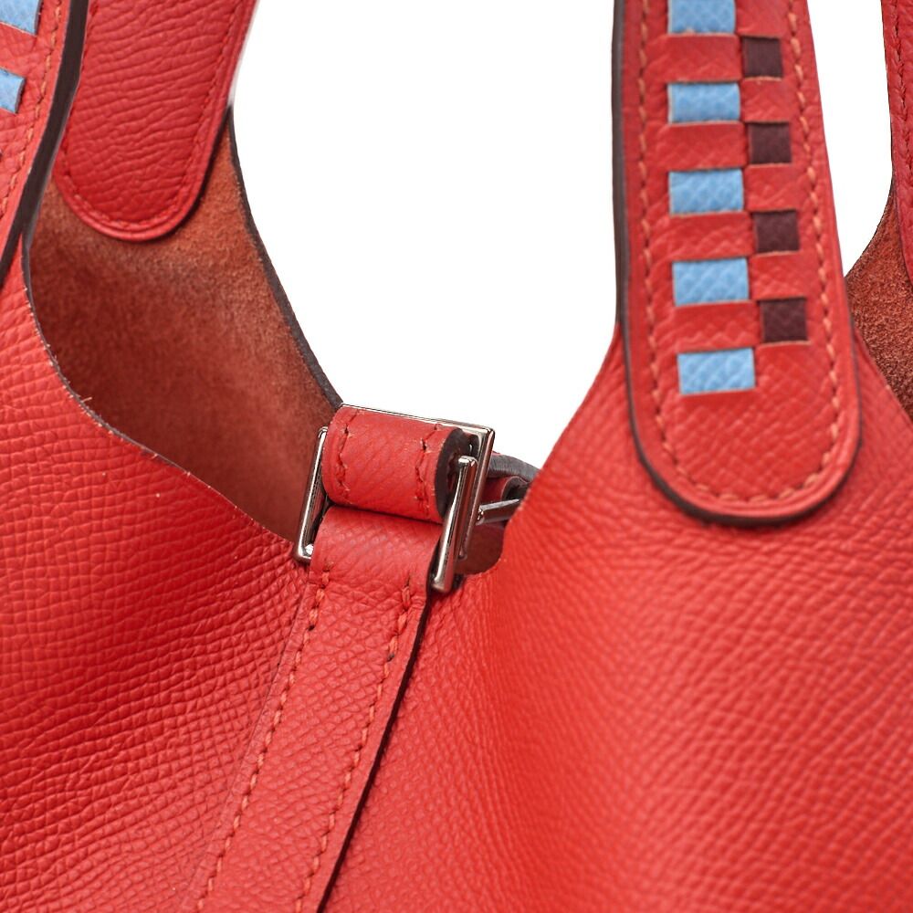  HERMES エルメス ピコタンロックPM ハンドバッグ エプソン ローズジャイプール シルバー金具 レディースバック その他 バッグ