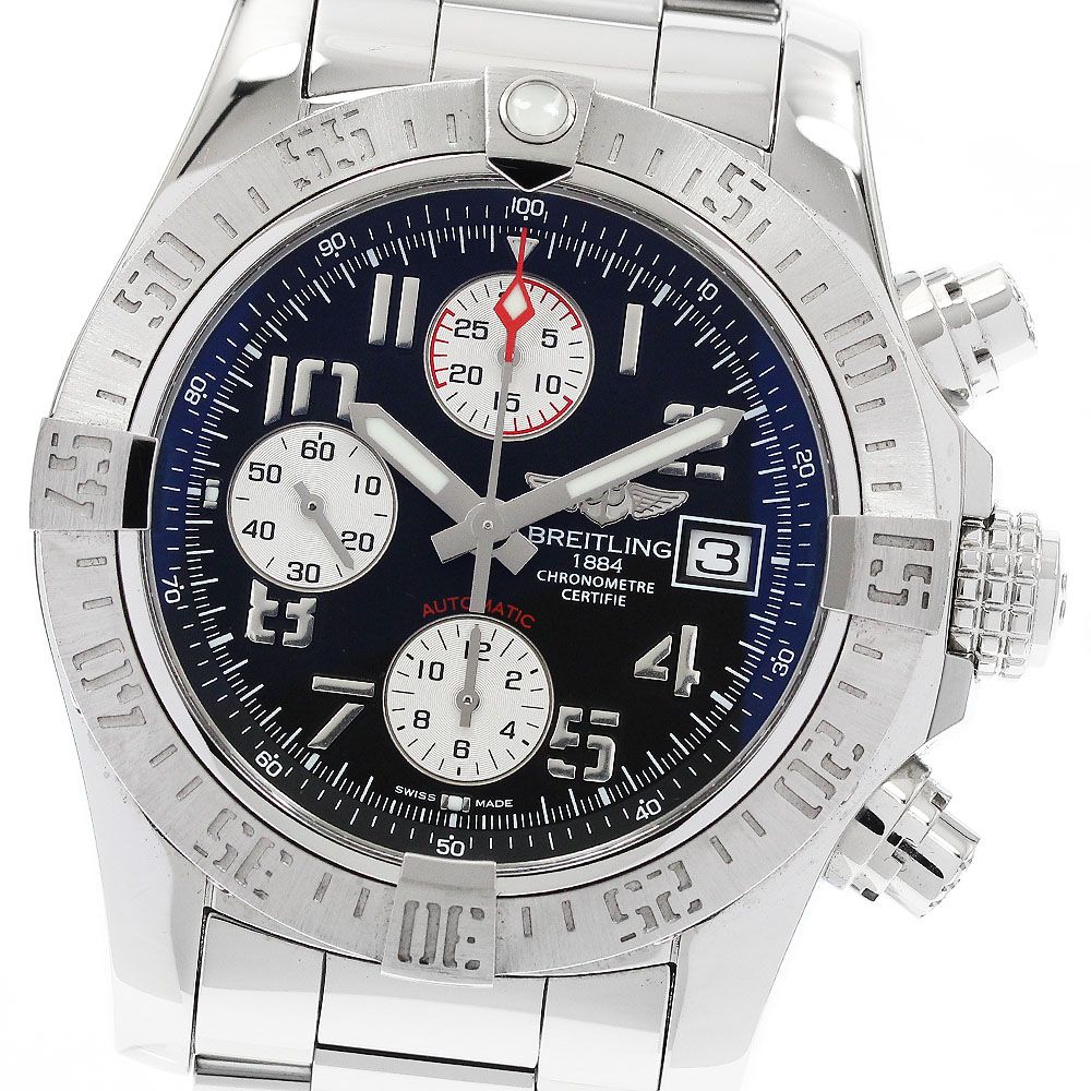 ブライトリング BREITLING A13381 アベンジャーII デイト 自動巻き メンズ 箱 保証書付き_917315