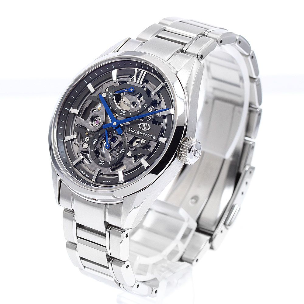  オリエント ORIENT F 8 B 6 UAC 0 RK AZ 0102 N オリエントスター M 34 8スケルトン パワーリザーブ スモールセコンド 手巻き メンズ 箱 保証書付き_918986 手巻き時計 腕時計(アナログ)