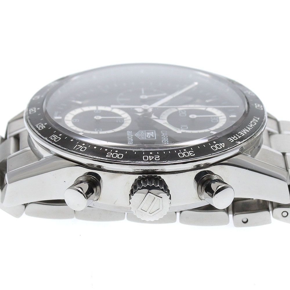  タグホイヤー TAG HEUER CV2010 BA0786 カレラ キャリバー16 クロノグラフ 自動巻き メンズ保証書付き_912272 カーキ系 自動巻き時計 腕時計(アナログ)