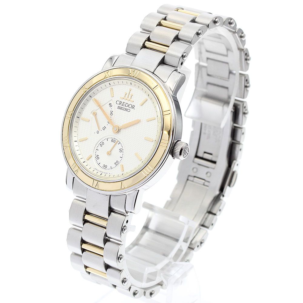 セイコー SEIKO 4 S 79 0020 GCAY 994 クレドール パワーリザーブ 手巻き メンズ_916325