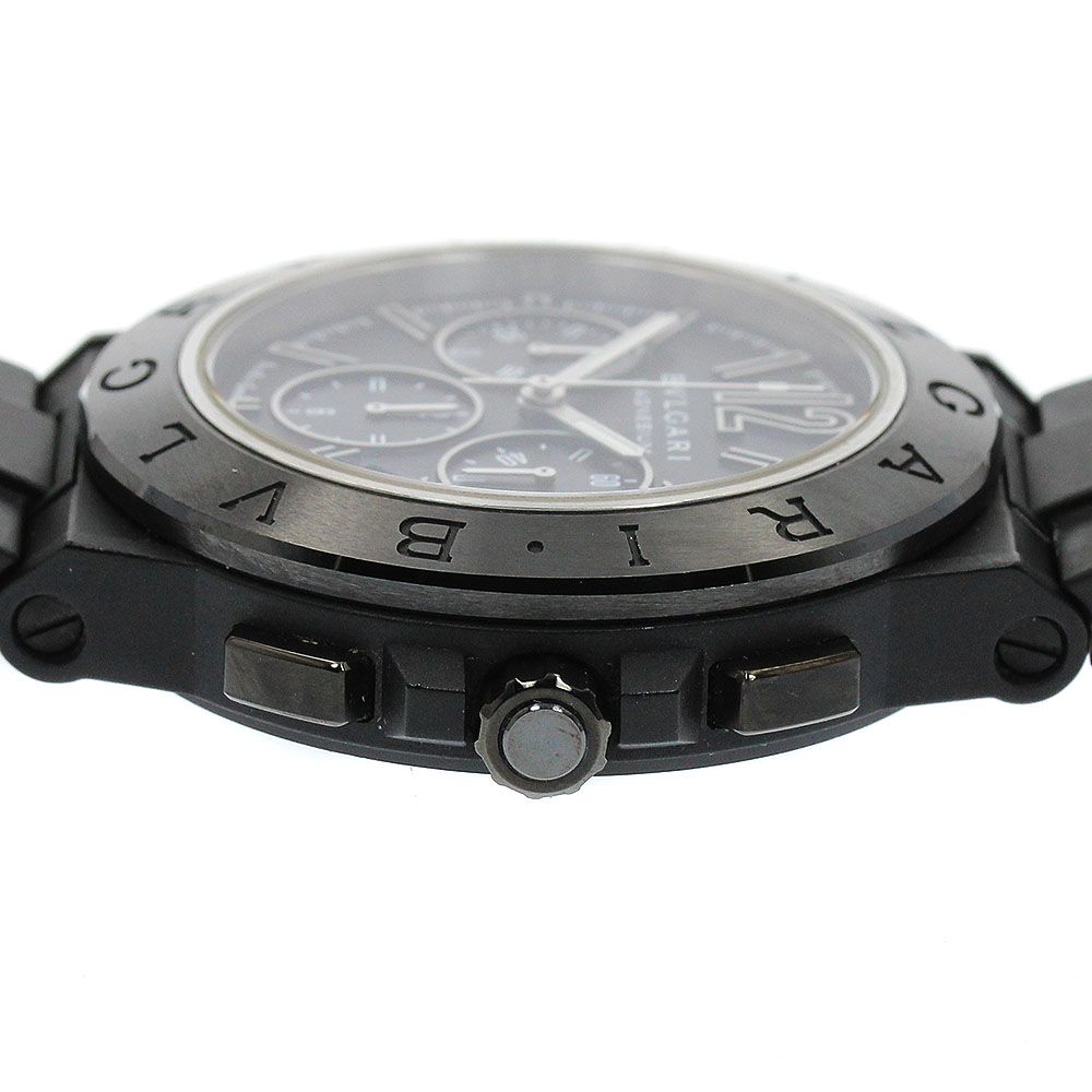 ブルガリ BVLGARI DG42SMCCH ディアゴノ マグネシウム デイト クロノ