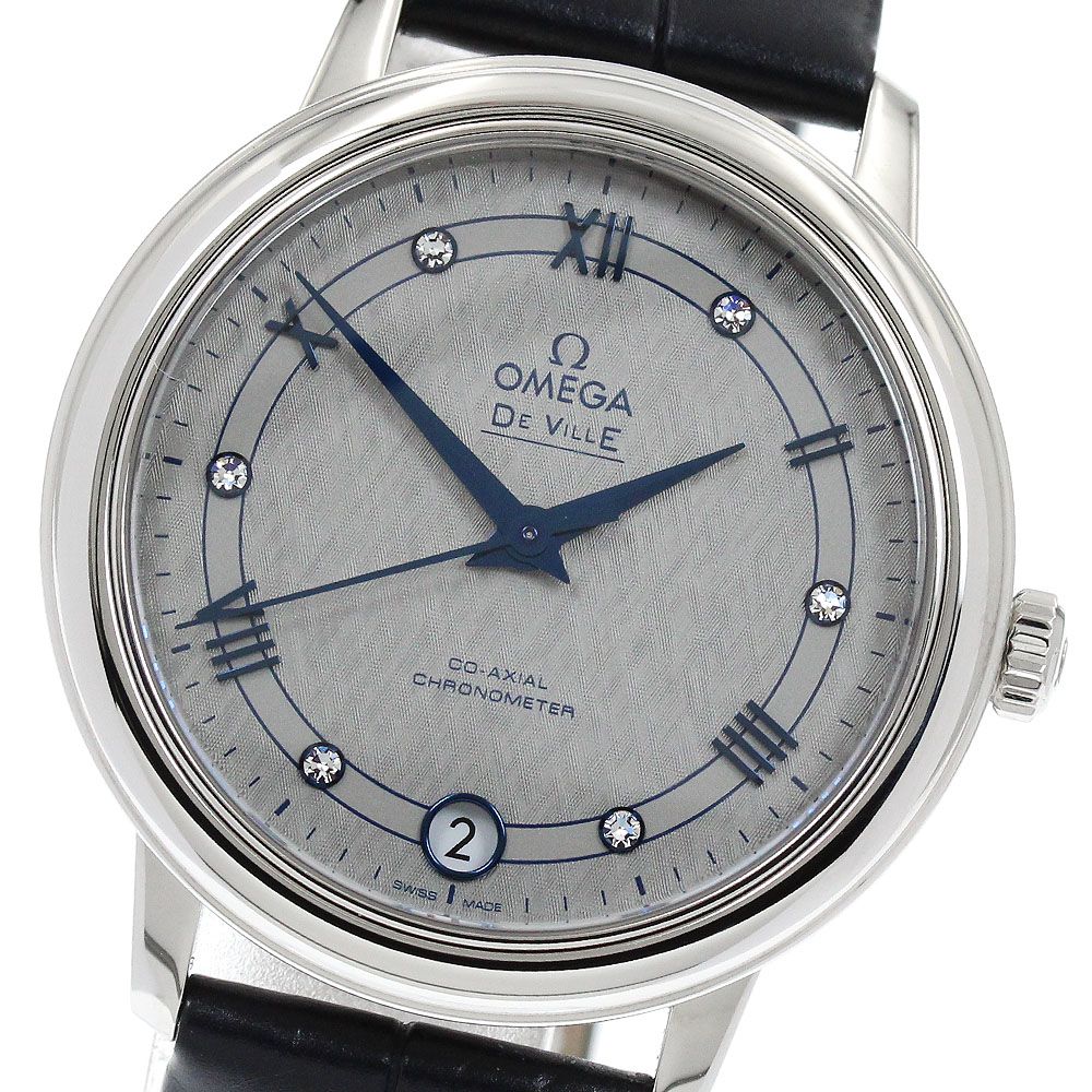 オメガ OMEGA 424.13.33.20.56.002 デビル プレステージ 6Pダイヤ 自動巻き レディース _918989