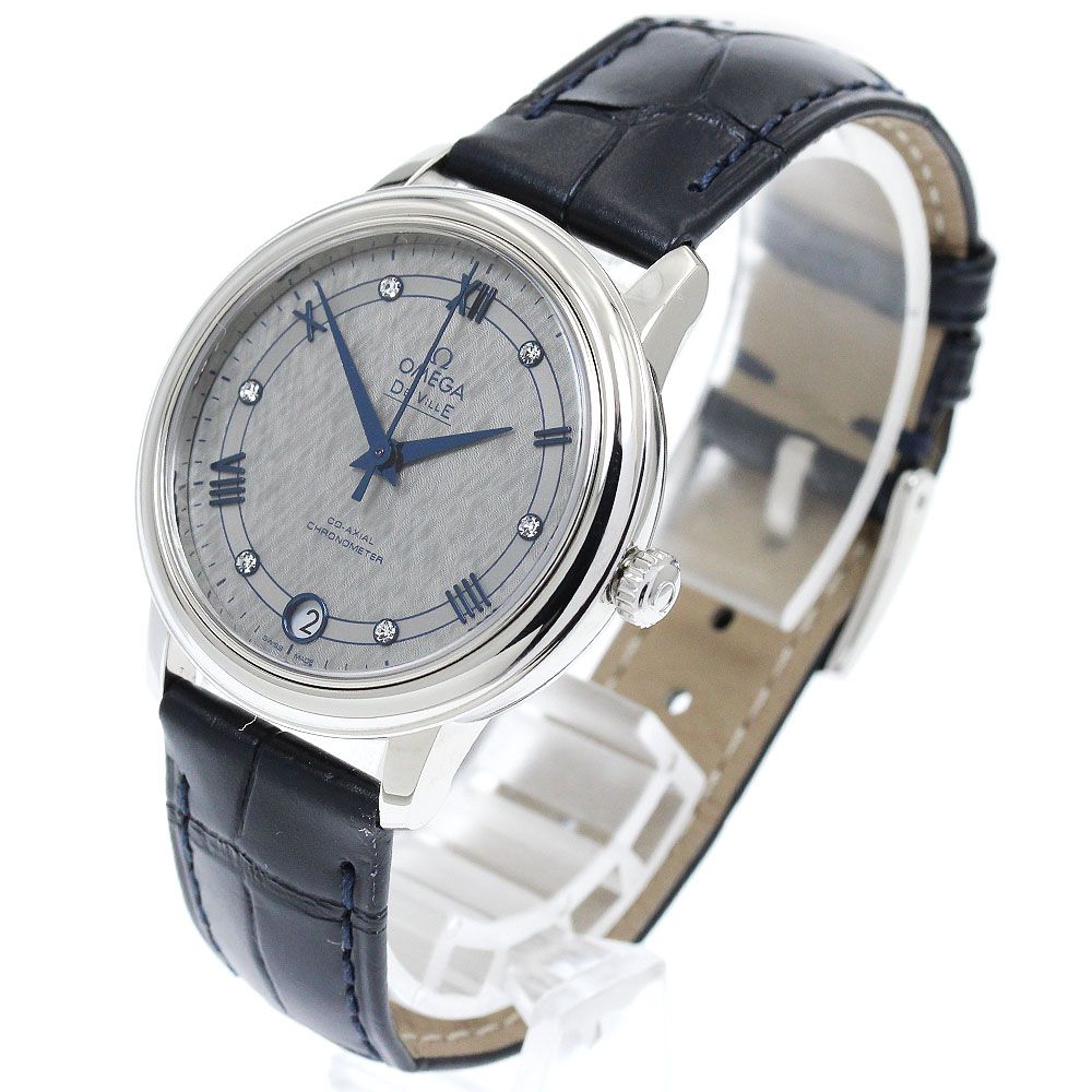 オメガ OMEGA 424.13.33.20.56.002 デビル プレステージ 6 Pダイヤ 自動巻き レディース _918989