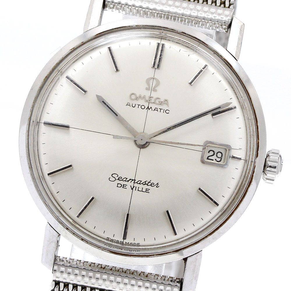 オメガ OMEGA シーマスターデビル デイト クロスライン 自動巻き メンズ_905562