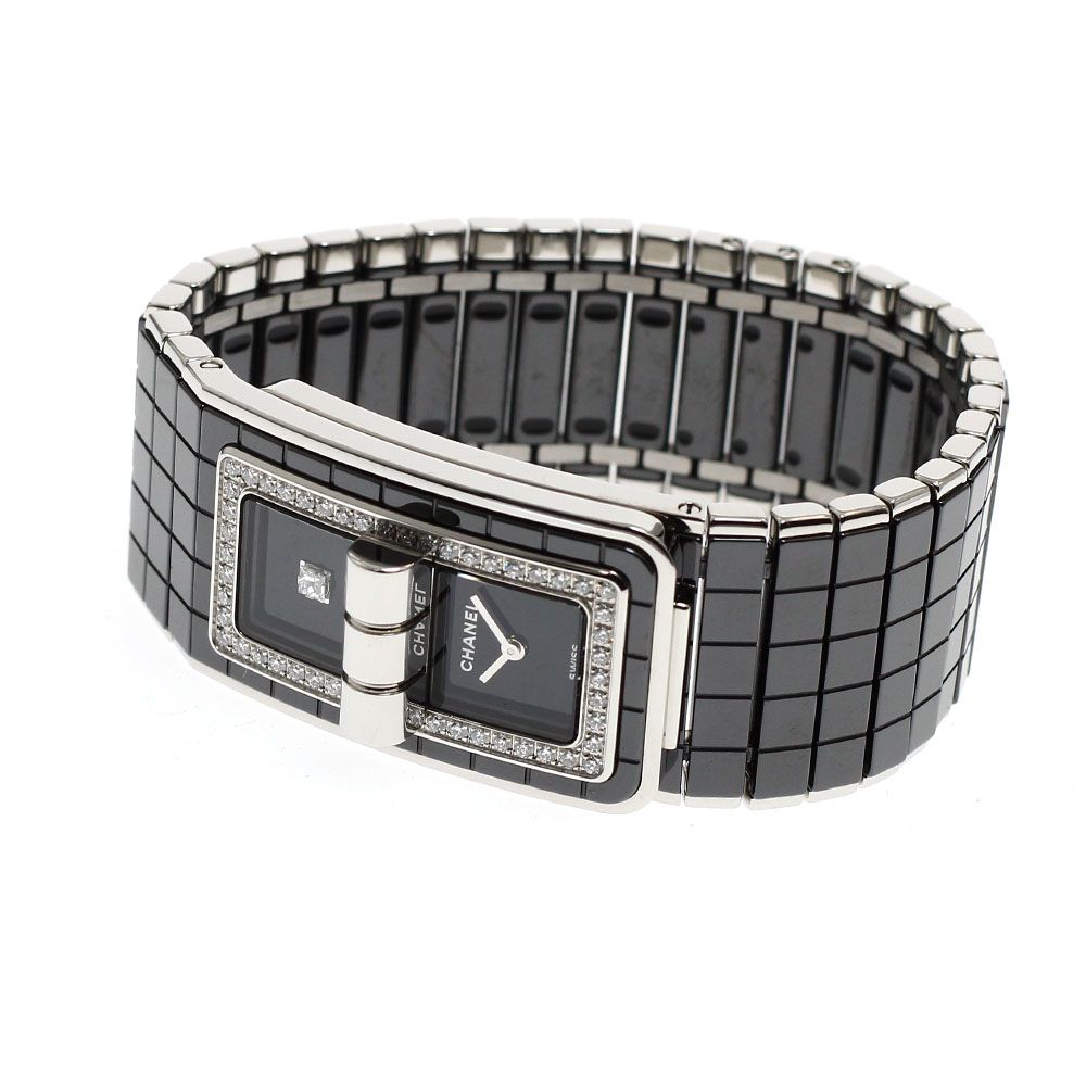 シャネル CHANEL H 5148 コード ココ 黒セラミック ダイヤモンド クォーツ レディース _918801