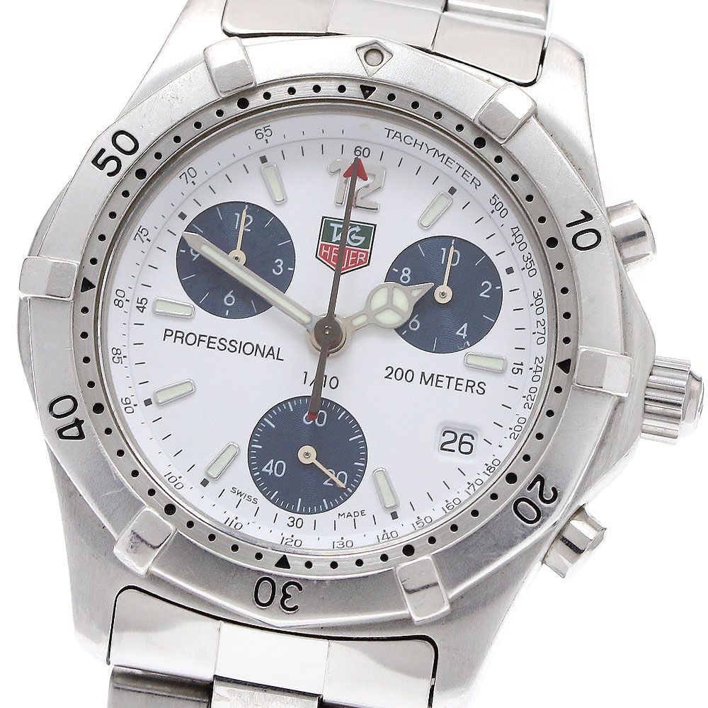 タグホイヤー TAG HEUER CK1111-0 プロフェッショナル 2000シリーズ クロノグラフ クォーツ メンズ_918654