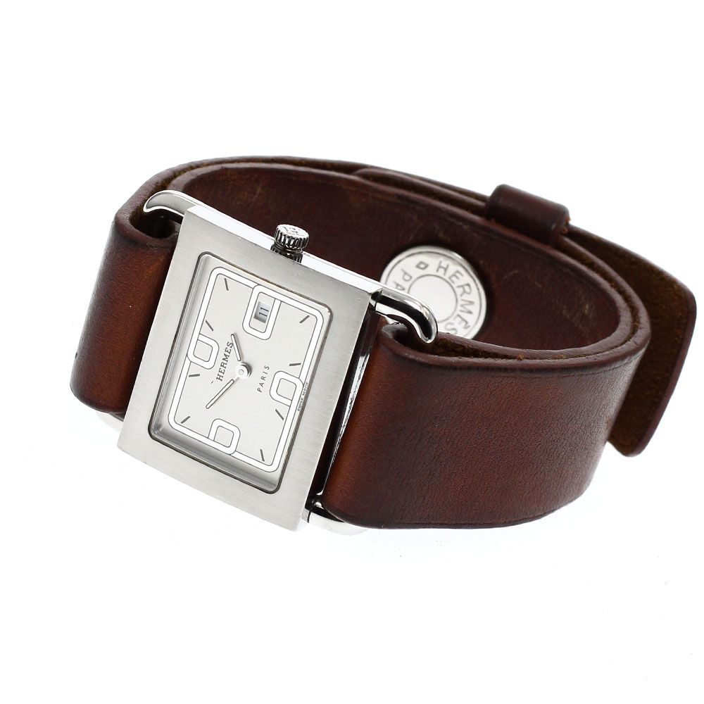 エルメス HERMES BA 1.510 バレニア デイト クォーツ レディース_917090