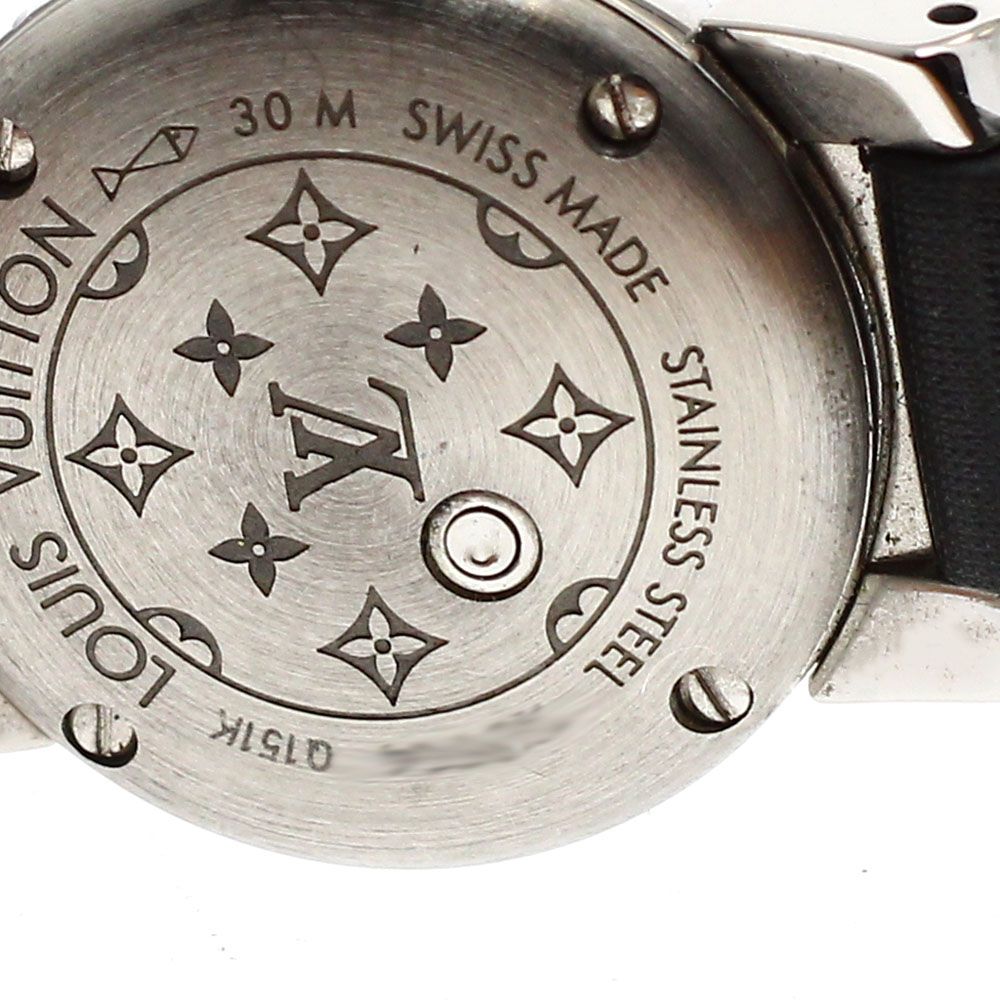  ルイ ヴィトン LOUIS VUITTON Q 151 K タンブールビジュ ダイヤモンド クォーツ レディースベルト _916817 腕時計(クォーツ) 腕時計(アナログ)