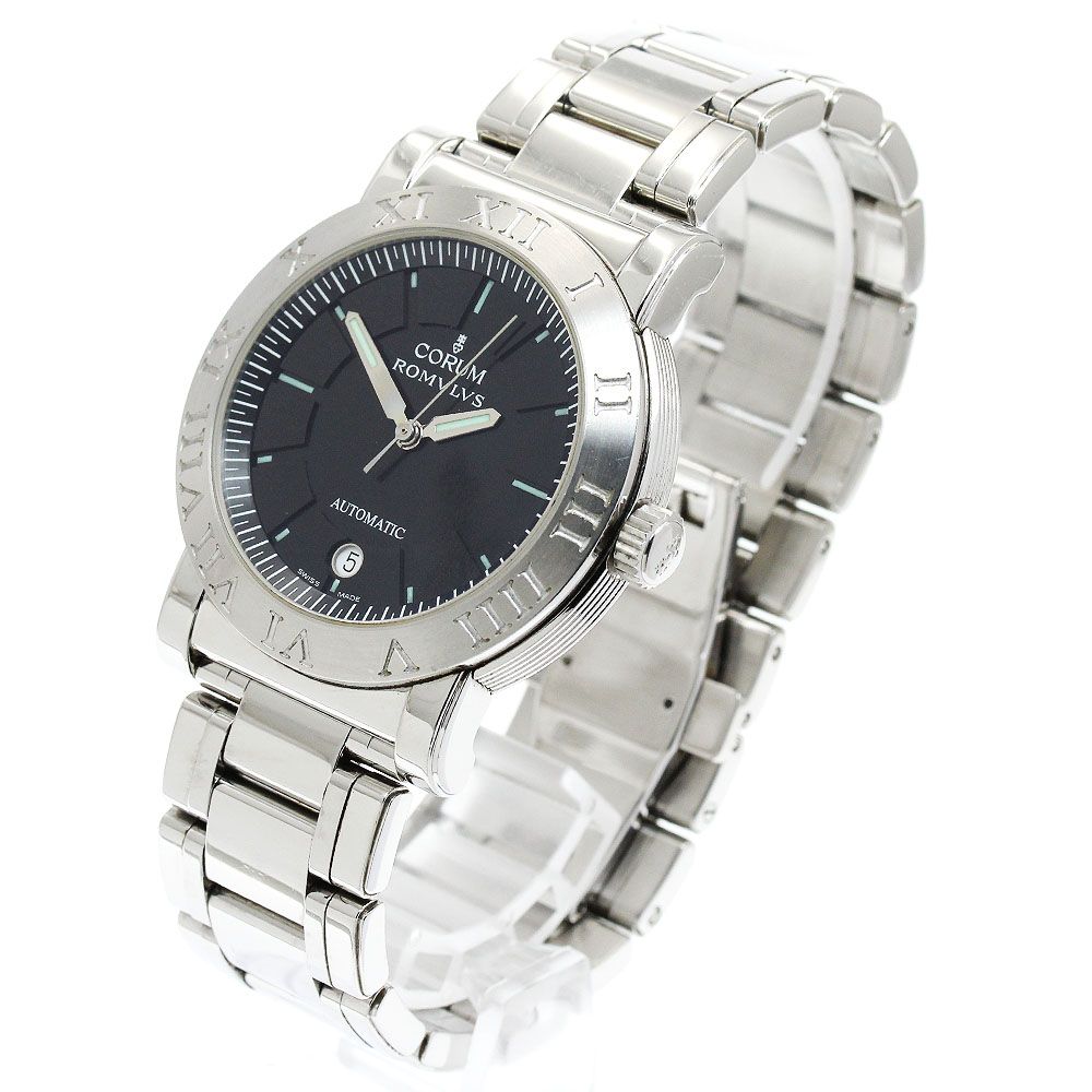 コルム CORUM 82.701.20 ロムルス デイト 自動巻き メンズ_916814