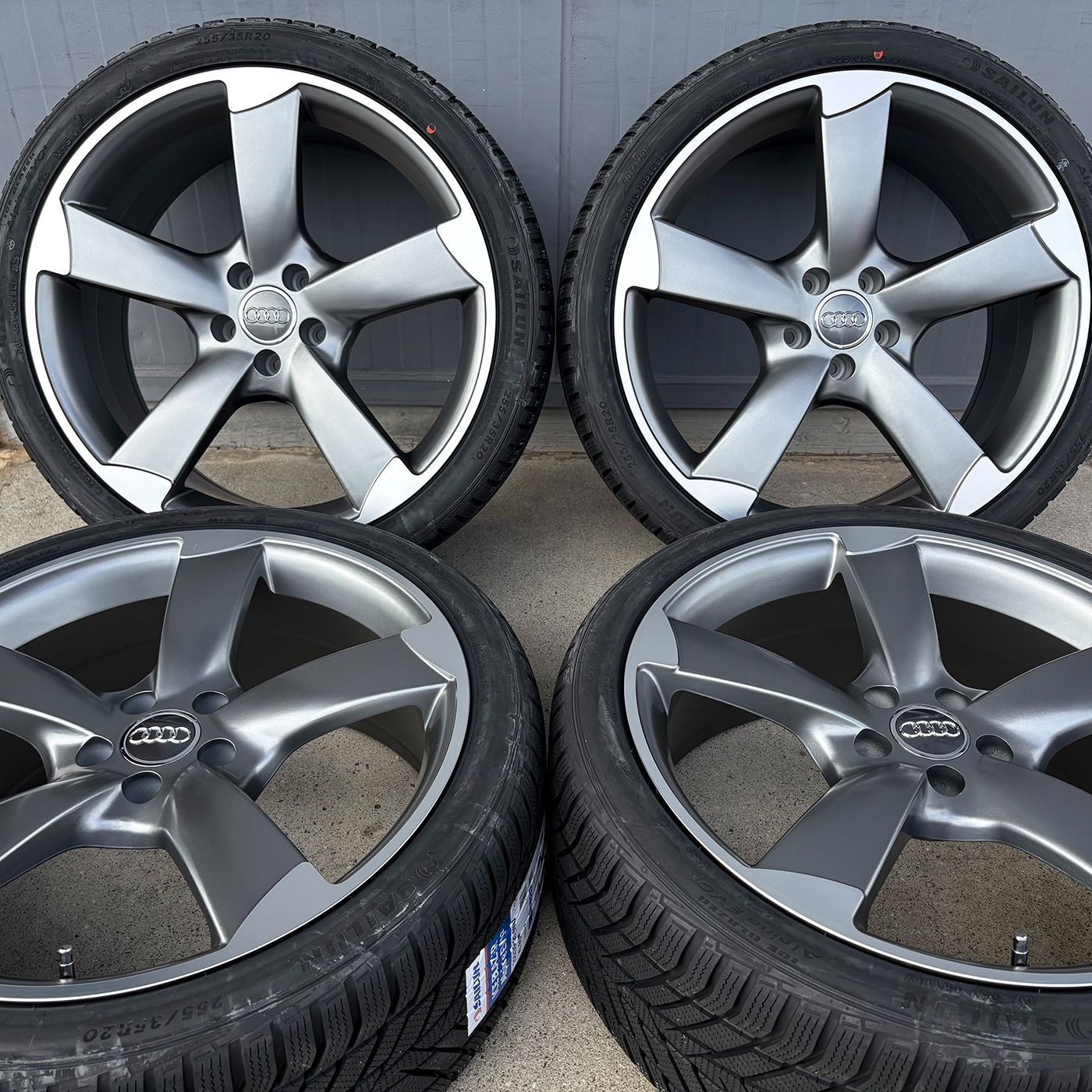 新品 スタッドレス Audi A5 A6 A7 タイヤホイール サイルン Alpine