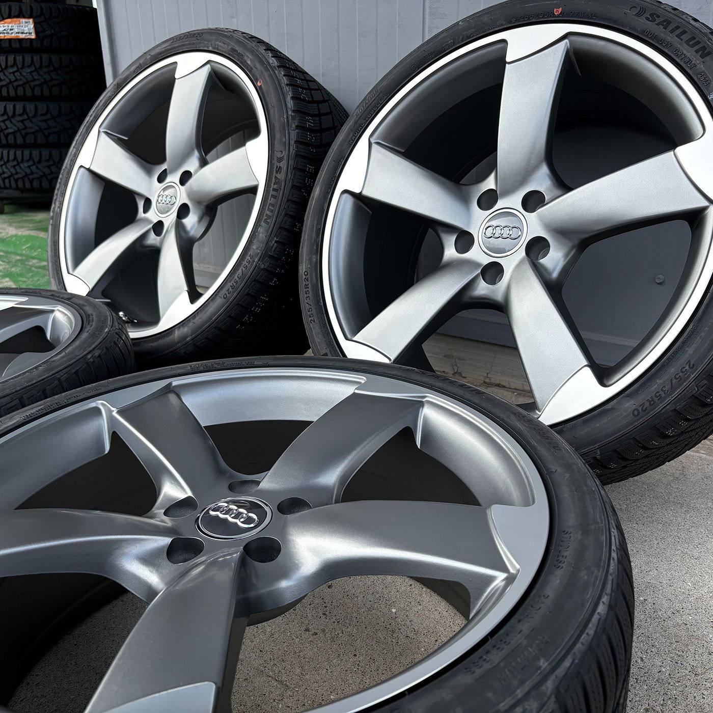  スタッドレス Audi A 5 6 7 タイヤホイール サイルン Alpine EVO 2 255 35 R 20 20インチ 4本 ボルト対応 20インチ タイヤ ホイールセット