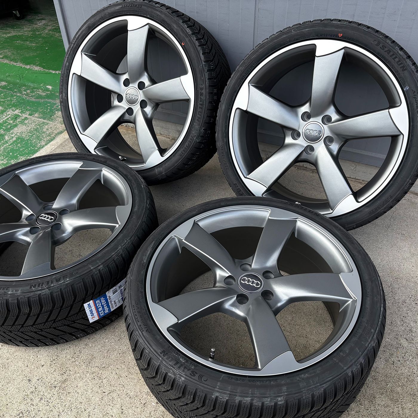 新品 スタッドレス Audi A5 A6 A7 タイヤホイール サイルン Alpine