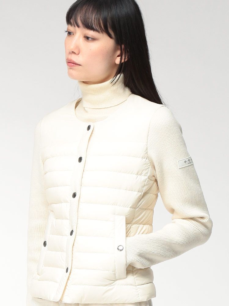 TATRAS タトラス ニットスリーブ フルボタン ライトダウンジャケット NILS