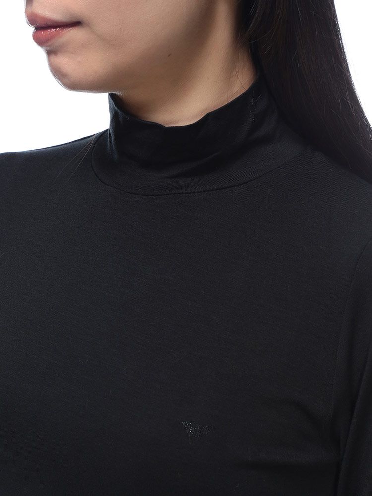 ワンポイント モックネック