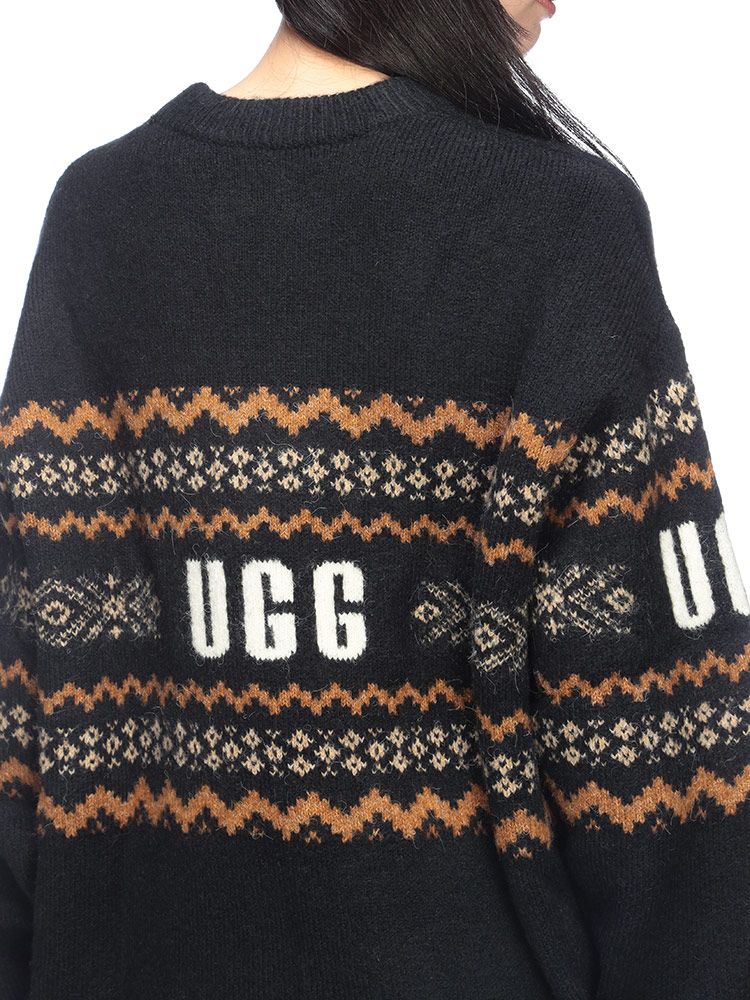  UGG アグ ライン ロゴ クルーネック ニット KAELAN その他 トップス
