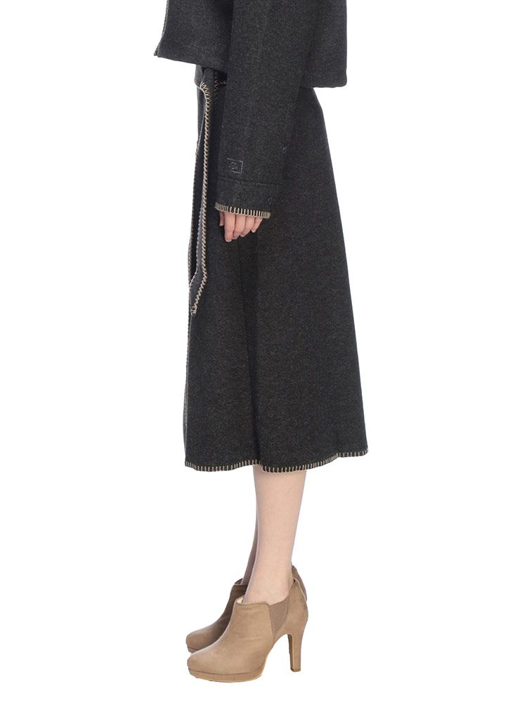 UGG アグ ステッチ ラップスカート ADINA