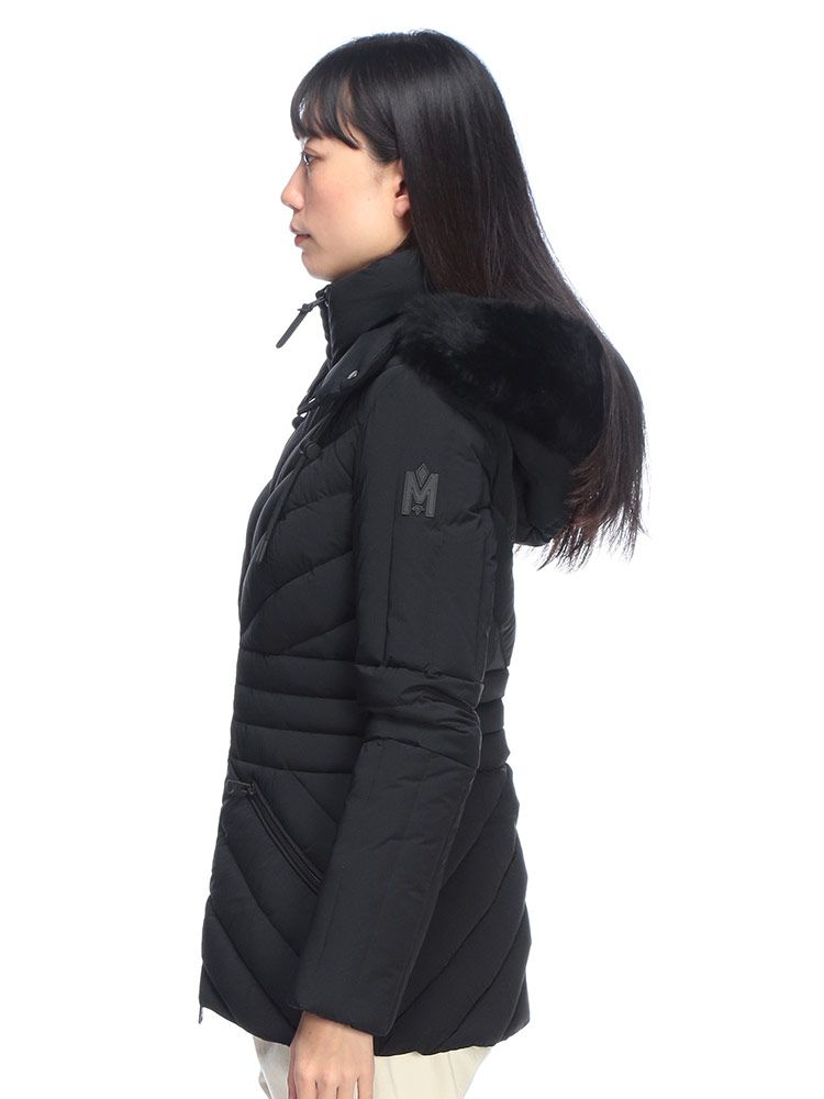 MACKAGE マッカージュ シープファー フード着脱 フルジップ ダウンジャケット