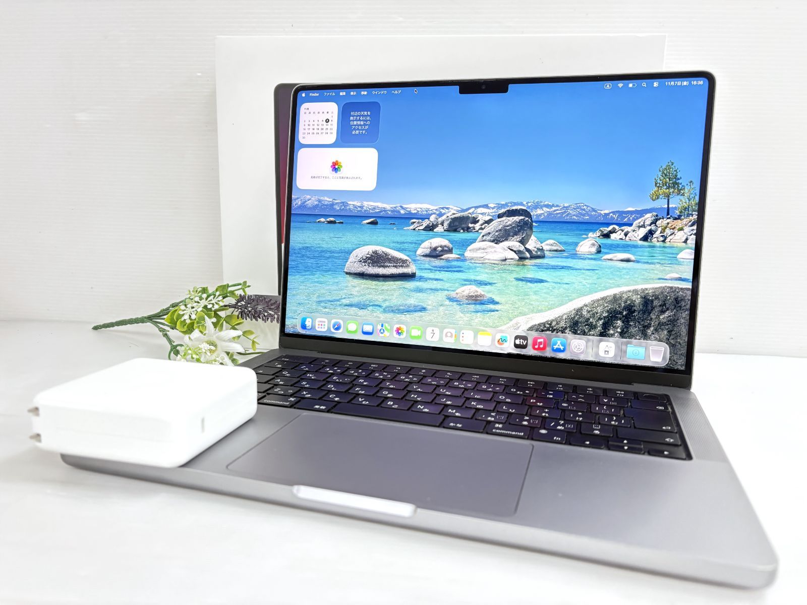 バッテリー良好 Apple MacBook Pro 14-inch 2021 A2442 Apple M1 Max 10コア RAM 64GB SSD 4TB space gray Tahoe 動作品