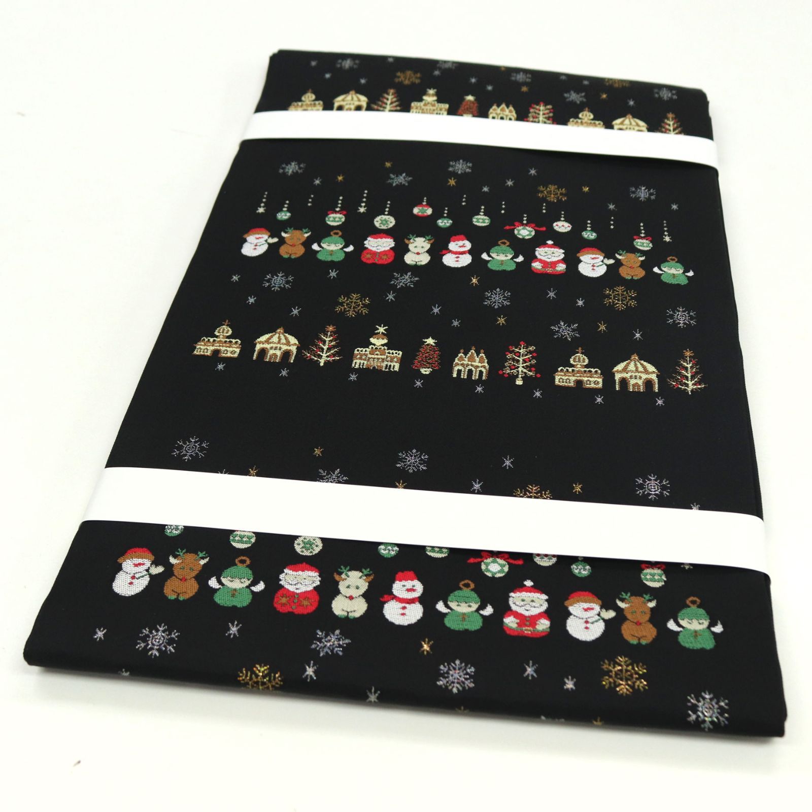  ona 4589 お仕立て上がり 西陣織 九寸 名古屋帯 ボーダー 雪だるま 名古屋帯 帯