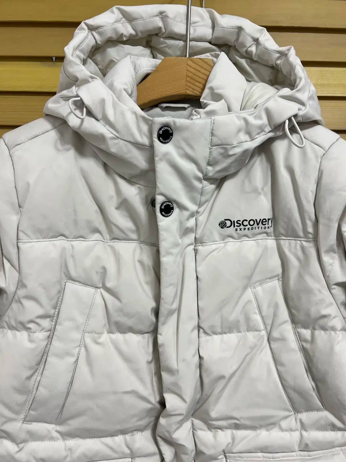 キッズ アイボリー ダック ダウンジャケット ロング丈 アウター 130