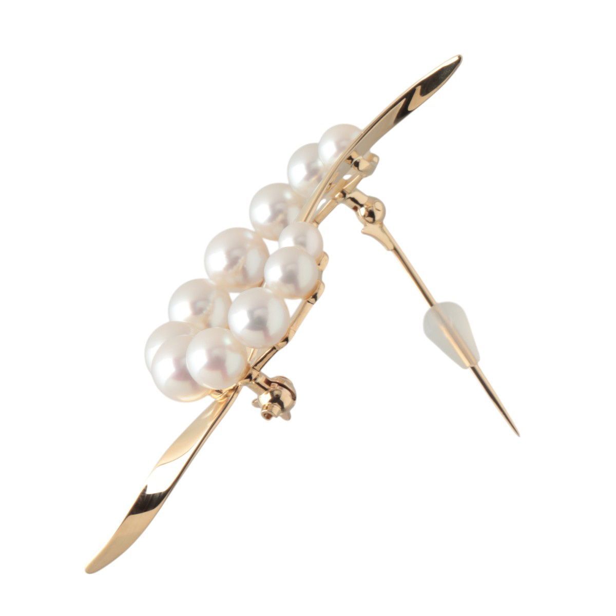 【極美品】✨MIKIMOTO ミキモト アコヤパール　ブローチ　コサージュ ミキモト パール ブローチ サークル アコヤパール4.2mm～6.3mm PB