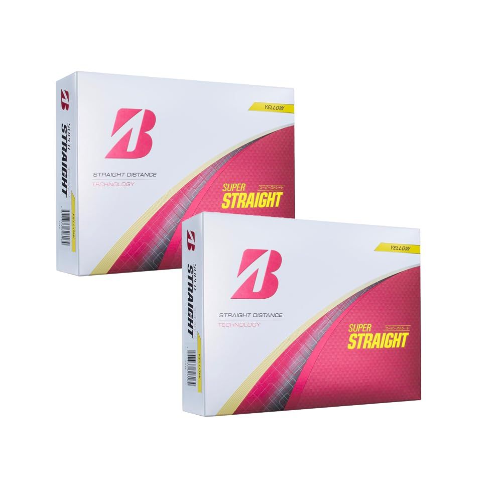 BRIDGESTONE ブリヂストン ゴルフボール SUPER STRAIGHT モデル 2DZセット 24球入り
