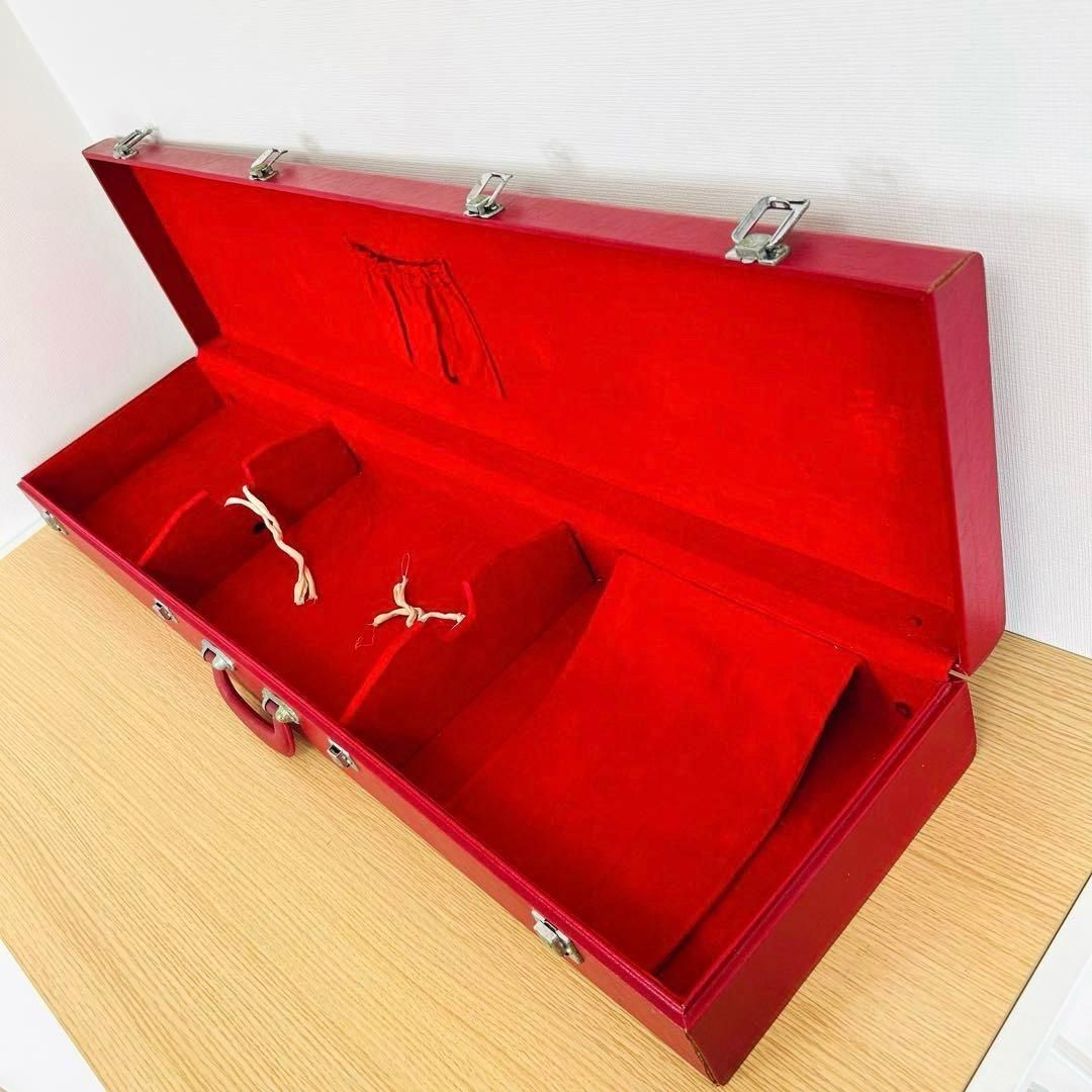 三味線 ハードケース 赤 鍵付き - メルカリ