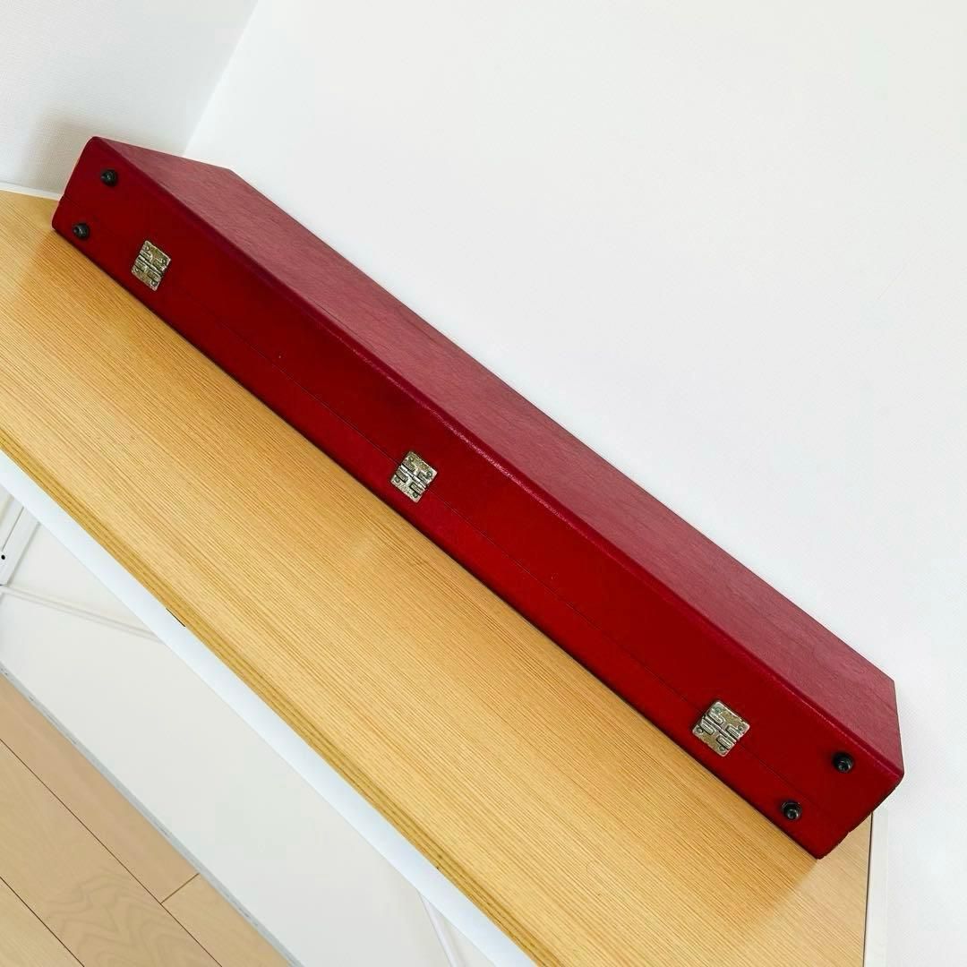 三味線 ハードケース 赤 鍵付き - メルカリ