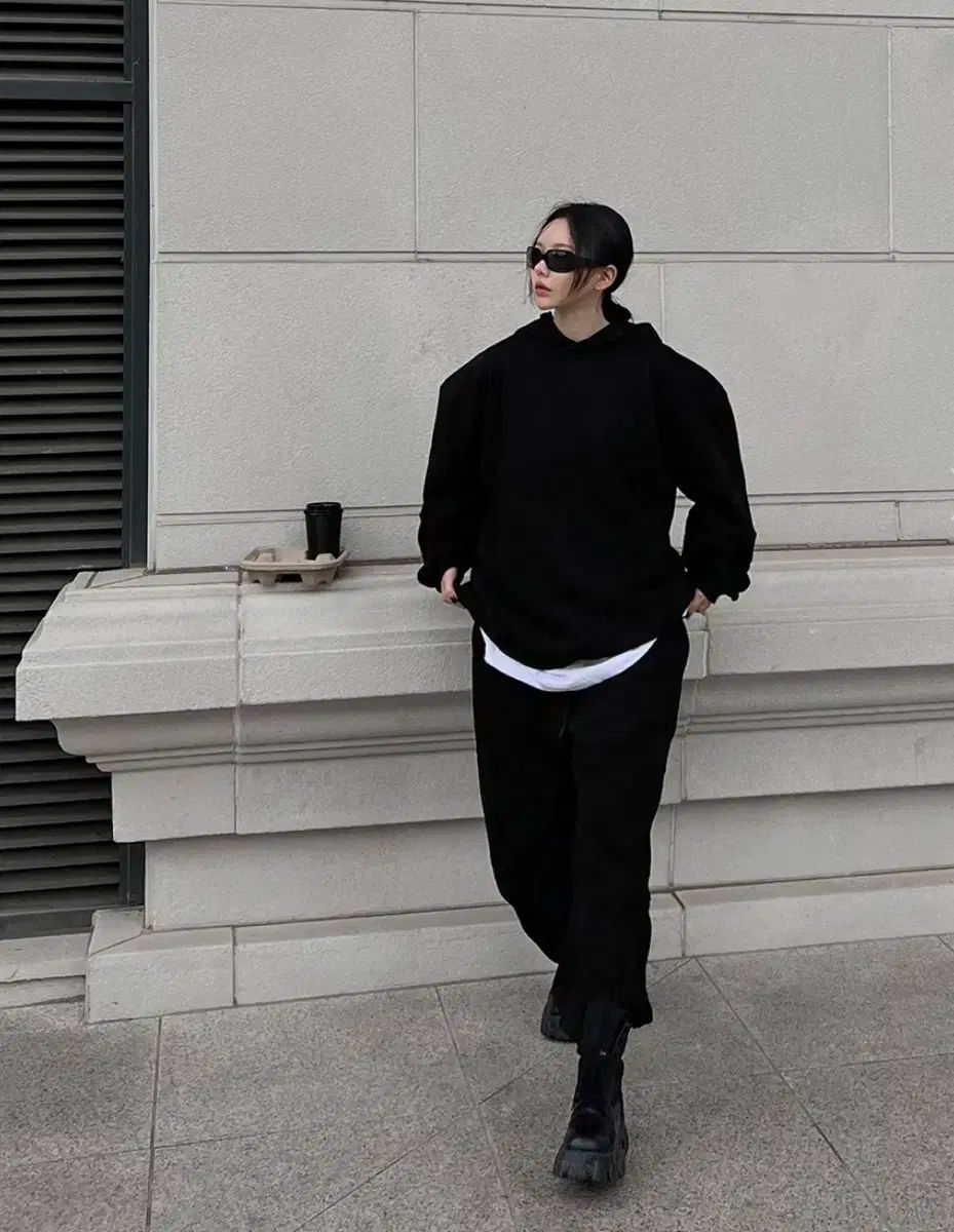 ランガー フードセットアップ 裏地起毛