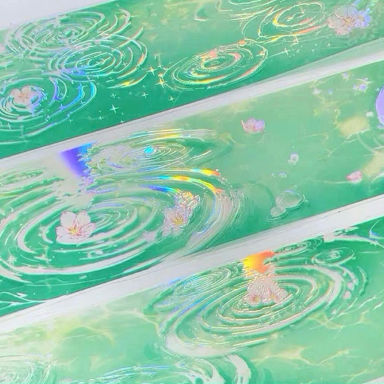 虹光 6cm×5m 春光 海外マスキングテープ 海外マステ 水面 - メルカリ